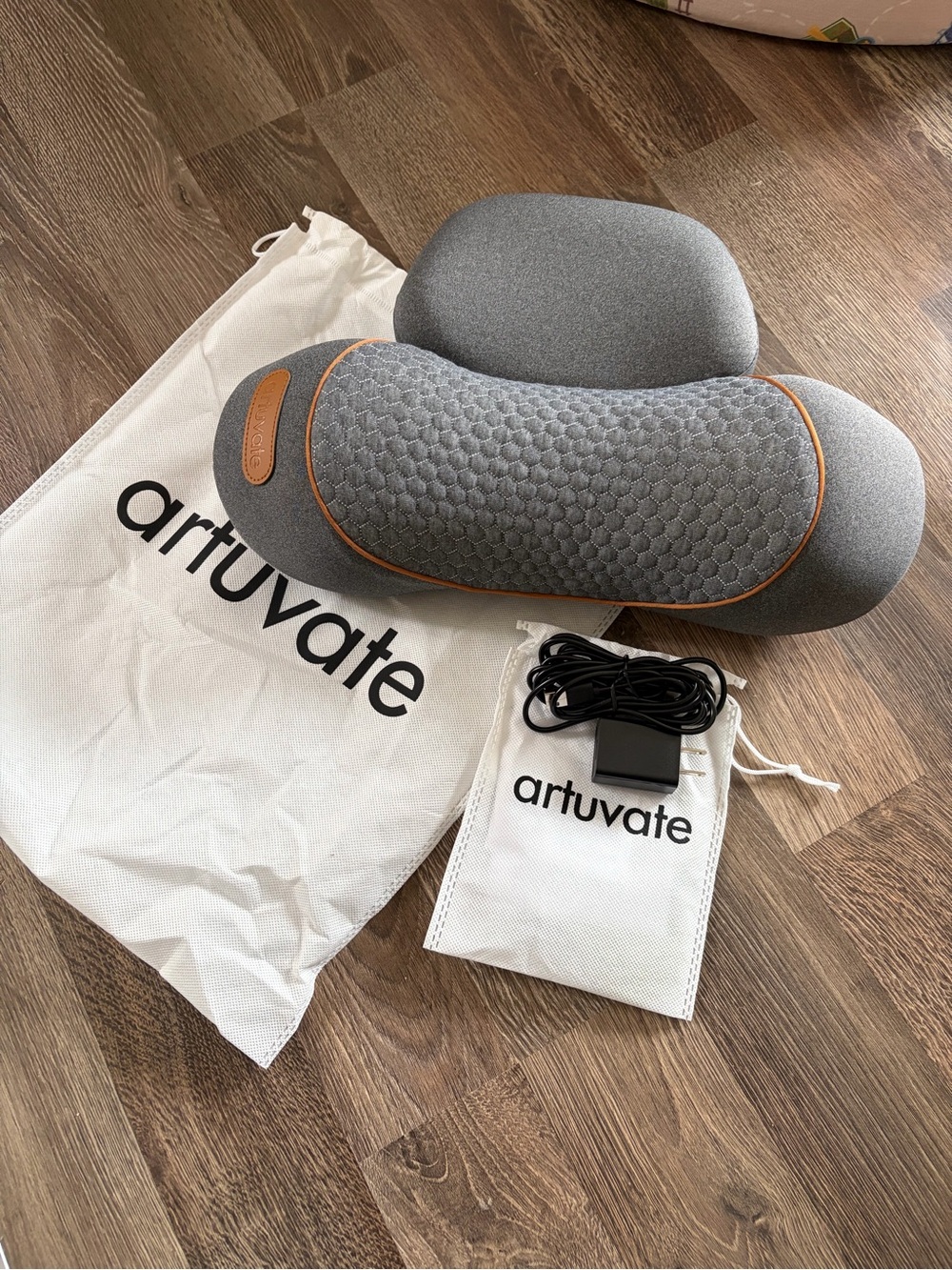New Grey Ergonomic VR Head Support Cushion with Accent Trim